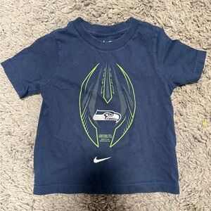 Nike Seahawks Navy Blue Toddler Tee 2T